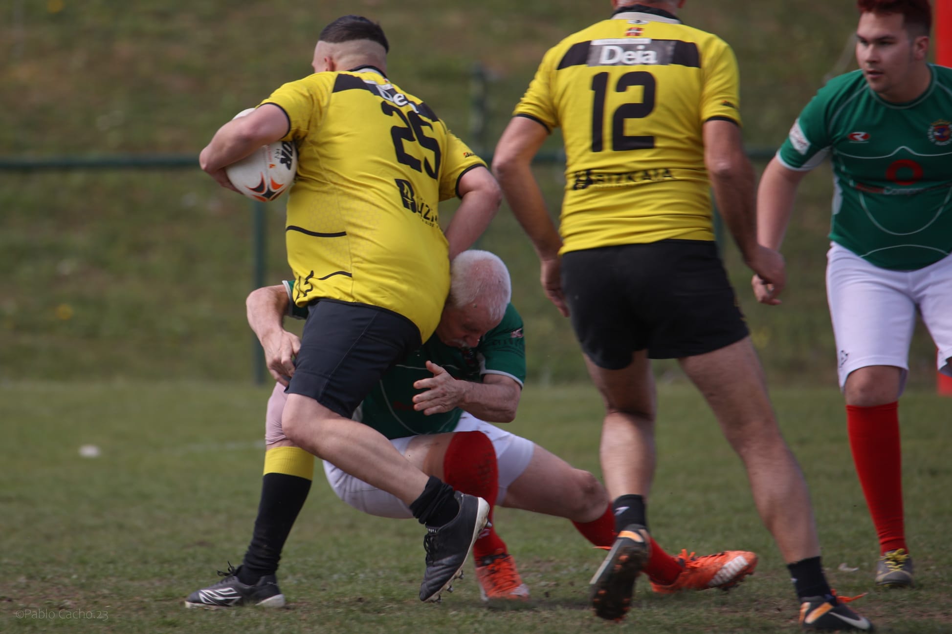 Buen juego en la cita de Liga Bultza celebrada en Pamplona el 16 de abril